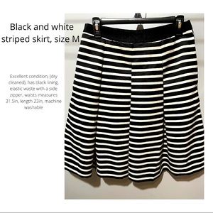 Black and white skirt, excellent condition